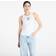 Calvin Klein Logo Graphic Ribbed Tank Top - White