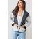 Only JDY Printed Quilted Jacket - Black/White
