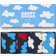 Happy Socks 4-Pack Cloudy Gift Set - Light Blue