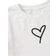 Shein Girls Heart Print Colorblock Tee & Knot Front Shorts