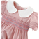 Shein Baby Contrast Peter Pan Collar Puff Sleeve Bodysuit & Headband