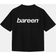 bareen Box Fit Tshirt Logo Herr Kortärmade - Black
