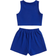 Shein Tween Girl Solid Tank Top Drawstring Waist Shorts