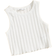 Shein Girls Lettuce Trim Rib-knit Tank Top