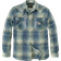 Carhartt Snap-Front Plaid Shirt - Turquoise