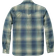 Carhartt Snap-Front Plaid Shirt - Turquoise