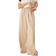 Stradivarius Wide Leg Linen Trousers - Stone