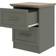 August Grove Feya 2 Drawer Kale Green Bedside Table 38.8x39cm
