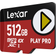 LEXAR microSD Express Play Pro 900MB/s 512GB