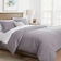 Threshold King Washed Cotton Sateen Duvet Cover Gray (274.3x238.8cm)