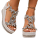 Shein Womens High Heel Wedge Sandals New Style Waterproof Platform Fashionable Butterfly Decoration Rhinestones Popular Among Girls