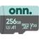 onn. onn. 256 GB microSDXC U3 Memory Card with Adapter