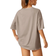 Shein Women Summer Daily Long Short Sleeve T-Shirt