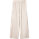 Bershka Tie Waist Wide Leg Linen Rich Trousers - Sand