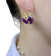 Shein 1pair (2pcs) Flower Basket & Red Rose Shaped Dangle Earrings For Women Valentines