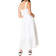 Hollister Sofia Side Smocked Eyelet Maxi Dress - White