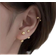 Shein Pairs Stainless Steel Bean Earrings For Men, Womens Simple 18K Gold Plated Ball Stud Earrings For Boys 3/4/5mm Set
