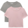 Pull&Bear Baby Tee 2 Pack - Pink/Grey