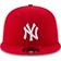 New Era Mens York Yankees Scarlet Red 9Fifty Adjustable Snapback