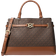 Michael Kors Reed Large Signature Logo Satchel - Brown