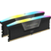 Corsair VENGEANCE RGB 64GB 2x32GB DDR5 6400MHz C32 UDIMM Desktop Memory Black