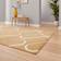 Catherine Lansfield Linear Curve Ochre Rug - Brown, Yellow 160x230cm