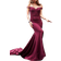 Jovani Hunter Off the Shoulder Prom Dress - Burgundy
