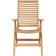 vidaXL Chairs 2 Pcs Solid Wood Teak Café Chair