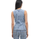 Gina Tricot Sleeveless Sculpted Denim Waistcoat - Lightwash Blue