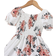 Shein Young Girl Floral Print Short Sleeve ALine Dress With Pockets For Summer