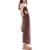 ASOS Linen Bandeau Midi Sundress - Chocolate
