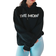 5ve More Organic Hoodie Logo Unisex - Black