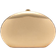 Mango Metallic Clutch Handbag - Gold