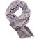 Besos Snake Print Scarf - Medium Grey/Blue