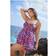 Yours Leopard Print Tankini Top - Pink