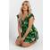 Yours Floral Print Swim Dress - Black
