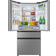 Hisense RF540N4WIE Kühlkombination 421 l E Grau