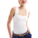 New Look Åtsmitande Body Med Fyrkantig Ringning - Vit