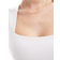 New Look Åtsmitande Body Med Fyrkantig Ringning - Vit