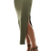 New Look Rib Jersey Racer Midi Dress - Khaki Green