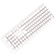 Ducky White Double-Shot PBT Keycap Set