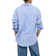 Gina Tricot Linen Blend Shirt - Marinblå/Vit