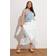 Yours Cotton Tiered Maxi Skirt - White