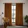 Dunelm Recycled Velour Eyelet Curtains Toffee 168x162cm