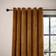 Dunelm Recycled Velour Eyelet Curtains Toffee 168x162cm
