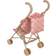 Konges Sløjd Doll Stroller Lacy Pink Dockvagn