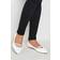 LTS Pointed Buckle Flats - White