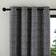 Dunelm Zadie Blackout Eyelet Curtains - Charcoal 182x228cm