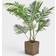 OHS Palm Leaf Tree in Basket Natural Style New Home Decorative Fake Green One Size Artificial Plant