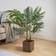 OHS Palm Leaf Tree in Basket Natural Style New Home Decorative Fake Green One Size Artificial Plant